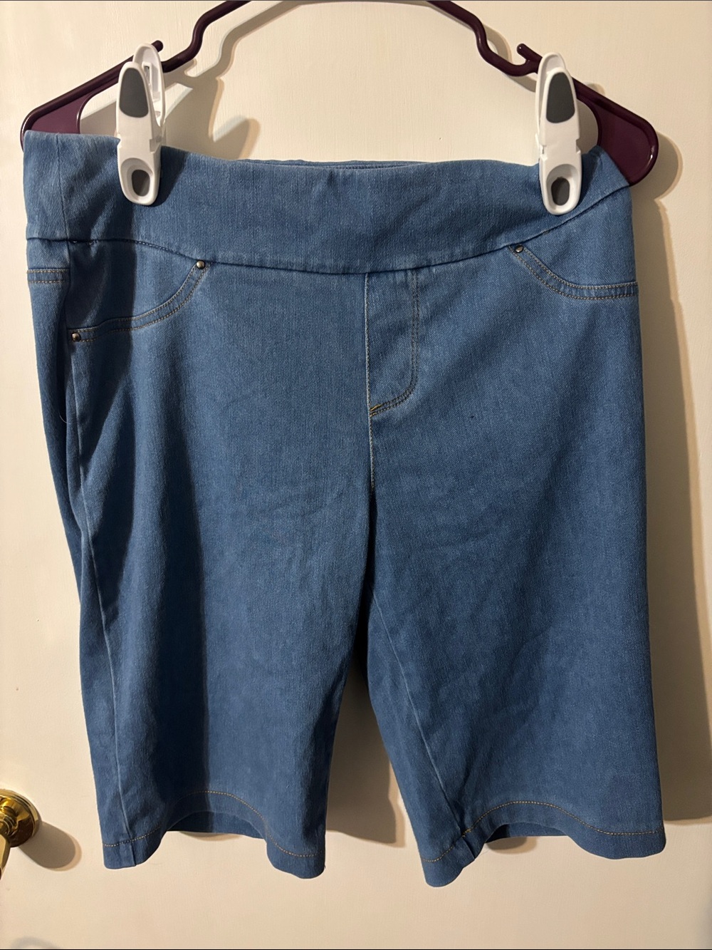 Zac & Rachel Blue Denim-Bermuda Shorts
